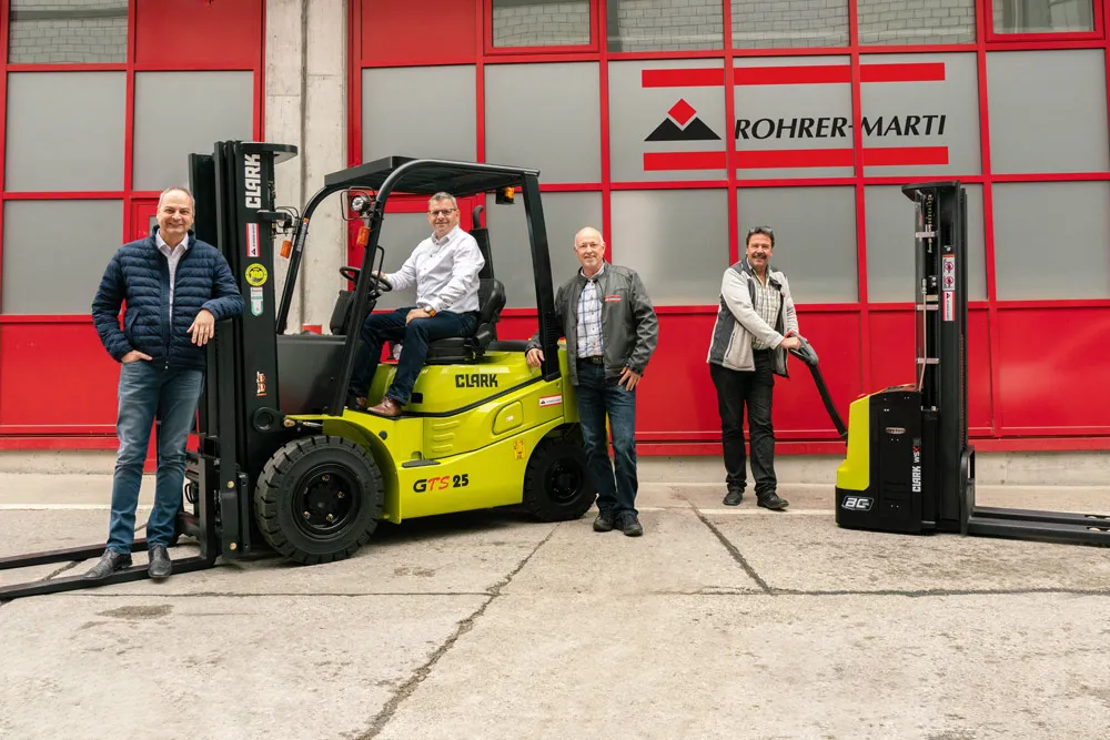 Clark Europe hat mit Rohrer-Marti einen neuen Vertriebspartner für die Schweiz gefunden