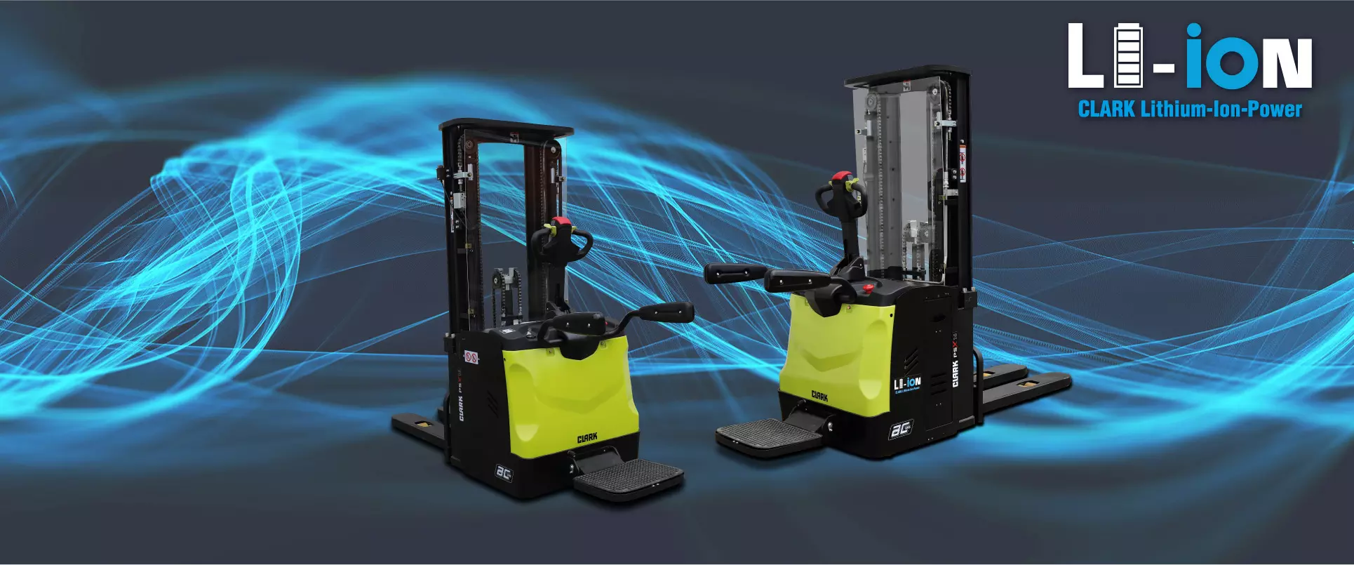 CLARK High-lift Truck with Lithium-Ion Technology