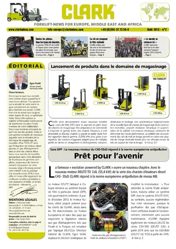 FR CLARK Forklift News 213