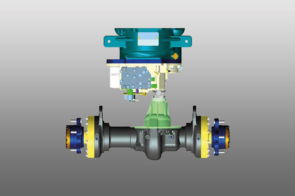 Split transmission for smooth driving