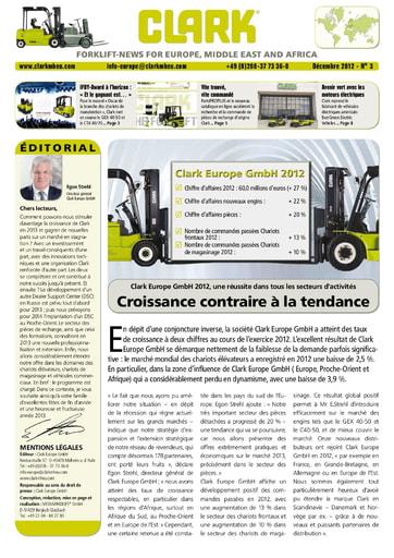 FR CLARK Forklift News 312