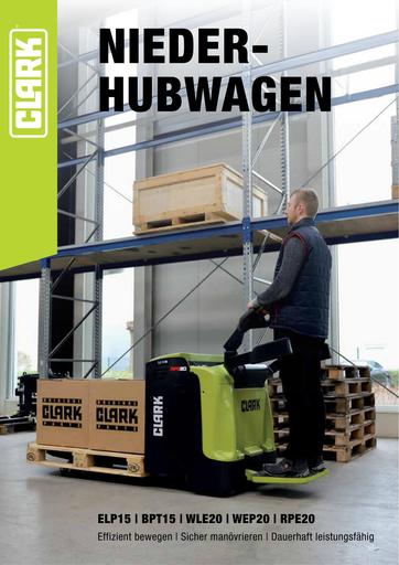 026 Brochure CLARK Niederhubwagen DE 2026