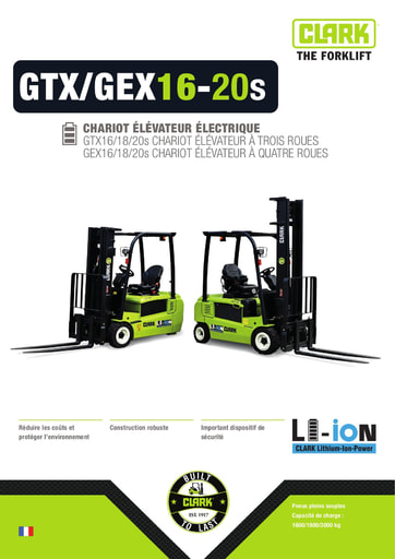 060a Brochure CLARK GTX GEX 16 20s FR Li Ion